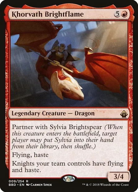 Khorvath Brightflame, Magic card BBD 9 — Battlebond set