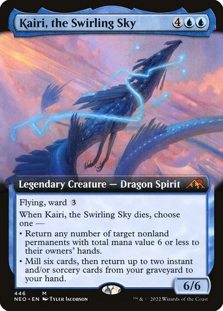 Kairi, the Swirling Sky, Magic card NEO 446 — Kamigawa: Neon Dynasty set