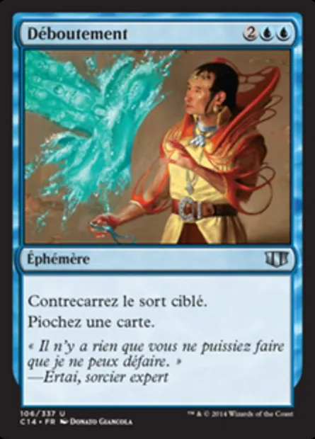 Déboutement, carte Magic C14 106 — extension Commander 2014