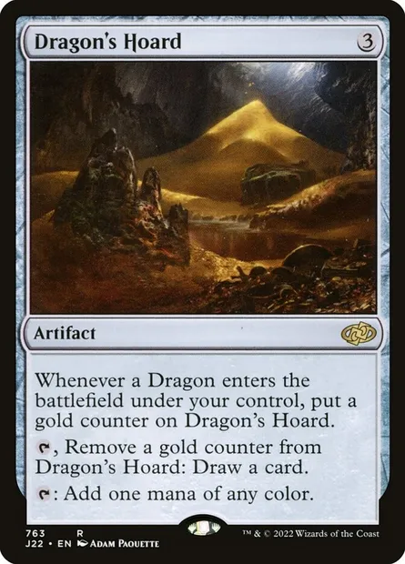Dragon's Hoard, Magic card J22 763 — Jumpstart 2022 set