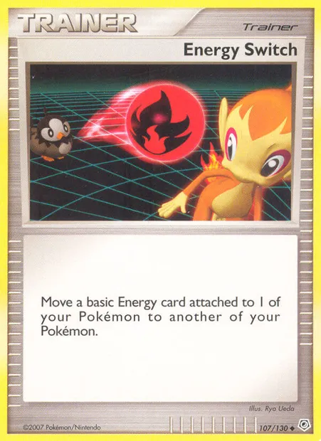 Energy Switch, Pokémon card DP 107 — Diamond & Pearl set