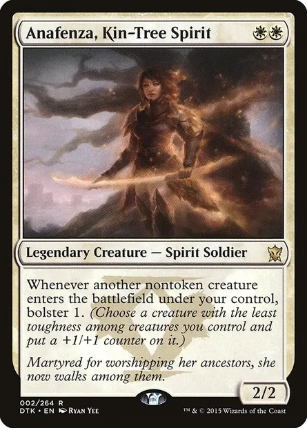 Anafenza, Kin-Tree Spirit, Magic card DTK 2 — Dragons of Tarkir set