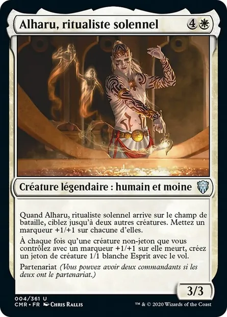Alharu, ritualiste solennel, carte Magic CMR 4 — extension Commander Legends