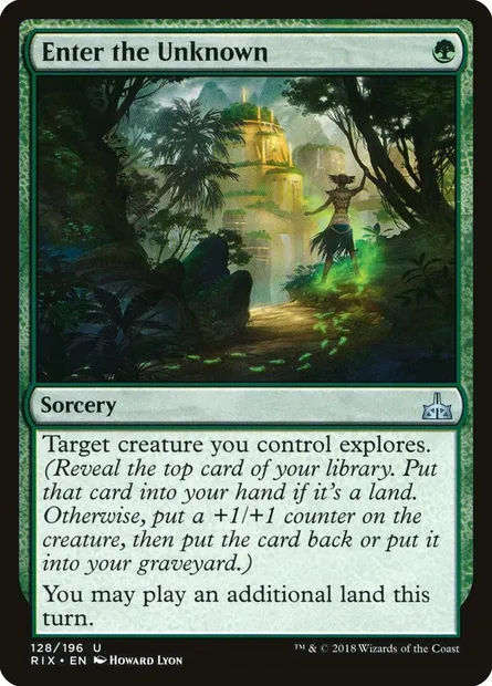 Enter the Unknown, Magic card RIX 128 — Rivals of Ixalan set