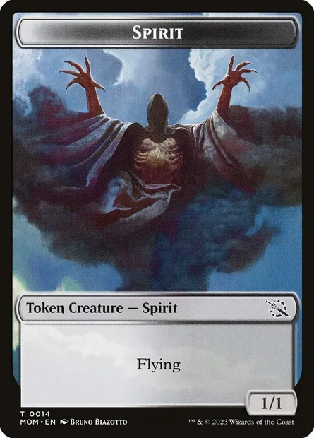 Spirit, Magic card TMOM 14 — March of the Machine Tokens set