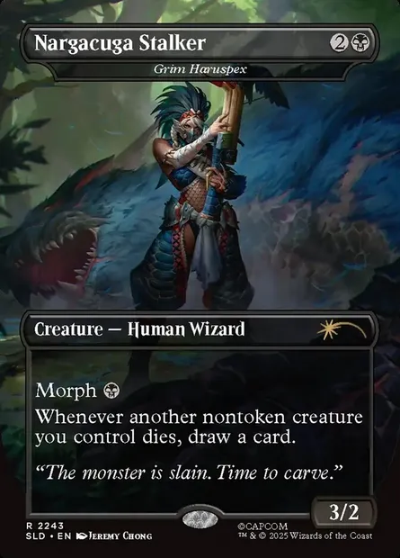 Aruspice sinistre, carte Magic SLD 2243 — extension Secret Lair Drop