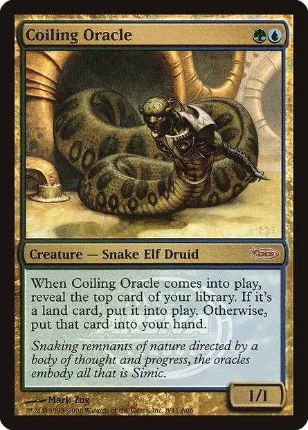 Coiling Oracle, Magic card PAL06 8 — Arena League 2006 set