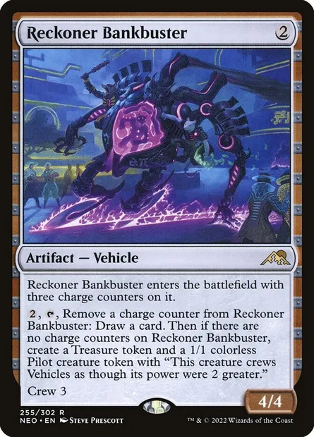 Reckoner Bankbuster, Magic card NEO 255 — Kamigawa: Neon Dynasty set