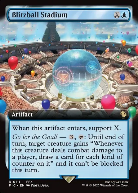 Blitzball Stadium, Magic card FIC 111 — Final Fantasy Commander set