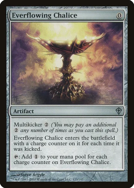 Everflowing Chalice, Magic card WWK 123 — Worldwake set
