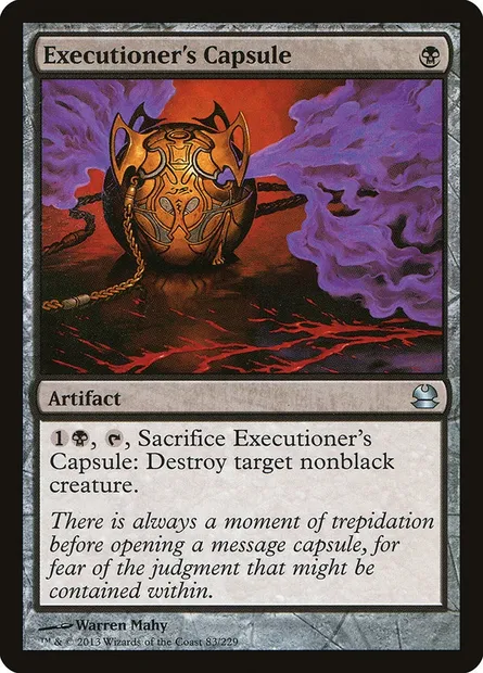 Executioner's Capsule, Magic card MMA 83 — Modern Masters set