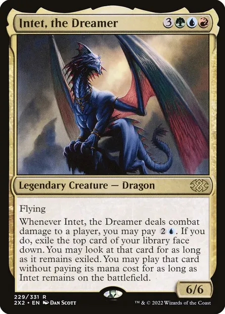 Intet, the Dreamer, Magic card 2X2 229 — Double Masters 2022 set
