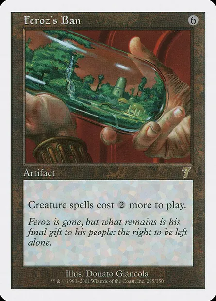 Feroz's Ban, Magic card 7ED 295 — Seventh Edition set