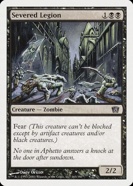 Severed Legion, Magic card 8ED 163 — Eighth Edition set
