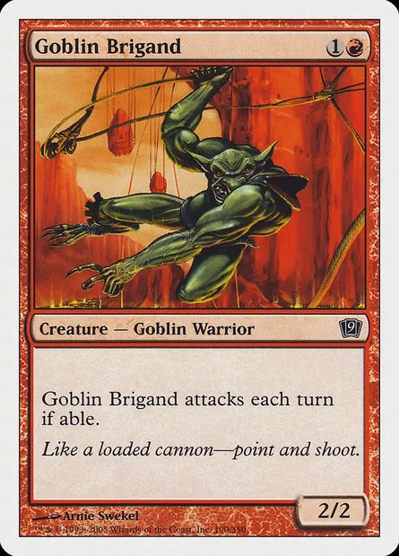 Goblin Brigand, Magic card 9ED 190 — Ninth Edition set