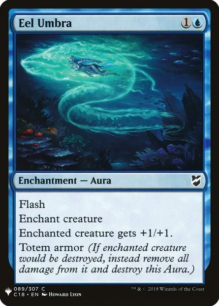 Ombre d'anguille, carte Magic PLST C18-89 — extension The List