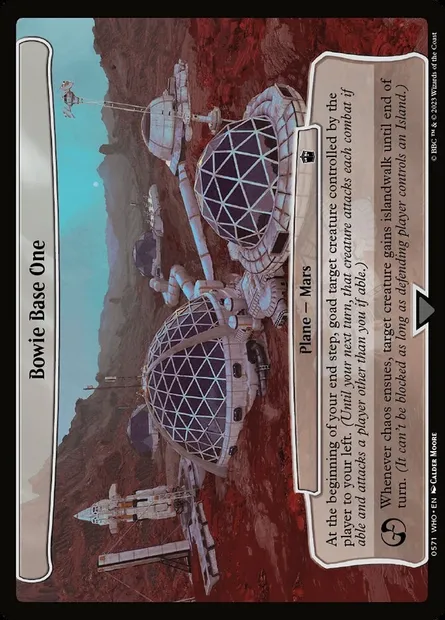 Bowie Base One, Magic card WHO 571 — Doctor Who set