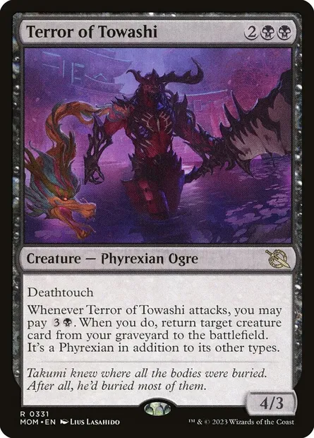 Terror of Towashi, Magic card MOM 331 — March of the Machine set