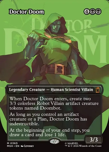 Doctor Doom, Magic card MSH 365 — Marvel Super Heroes set