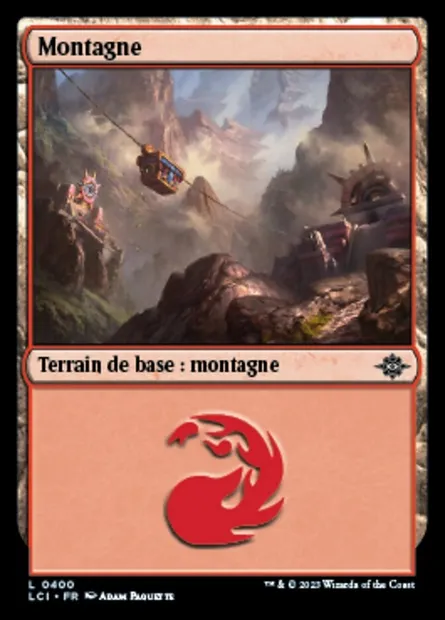 Montagne, carte Magic LCI 400 — extension The Lost Caverns of Ixalan