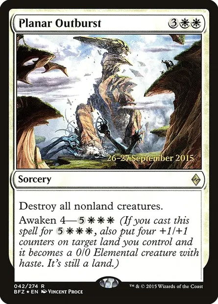 Planar Outburst, Magic card PBFZ 42s — Battle for Zendikar Promos set