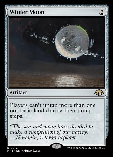 Winter Moon, Magic card MH3 213 — Modern Horizons 3 set