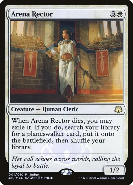 Arena Rector, carte Magic J20 1 — extension Judge Gift Cards 2020