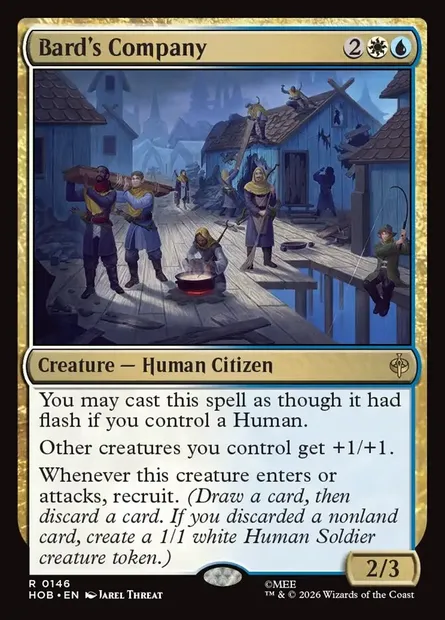 Bard's Company, Magic card HOB 146 — The Hobbit set