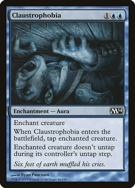 Claustrophobia, Magic card M14 46 — Magic 2014 set