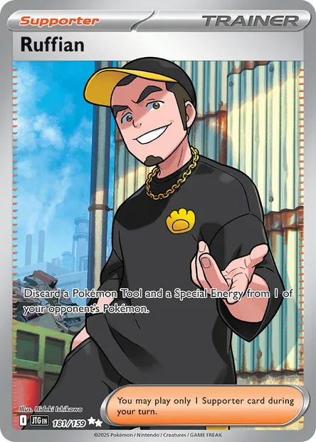 Ruffian, Pokémon card JTG 181 — Journey Together set