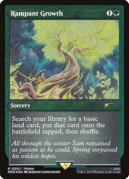Rampant Growth, Magic card PW23 9 — Wizards Play Network 2023 set
