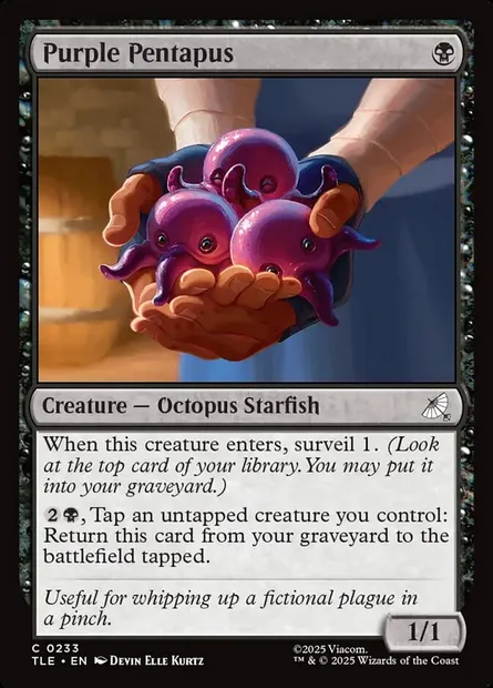 Purple Pentapus, Magic card TLE 233 — Avatar: The Last Airbender Eternal set