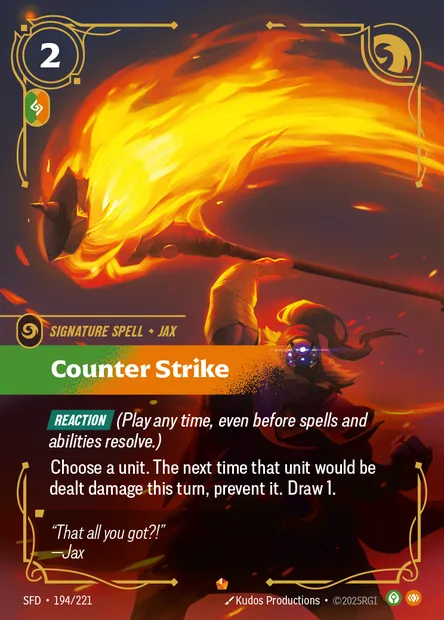 Counter Strike, Riftbound card SFD 194 — Spiritforged set