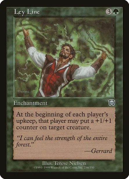 Ley Line, Magic card MMQ 256 — Mercadian Masques set