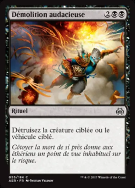 Démolition audacieuse, carte Magic AER 55 — extension La révolte éthérique