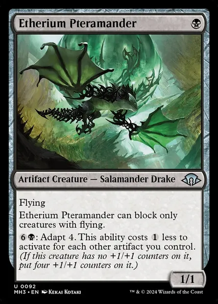 Etherium Pteramander, Magic card MH3 92 — Modern Horizons 3 set