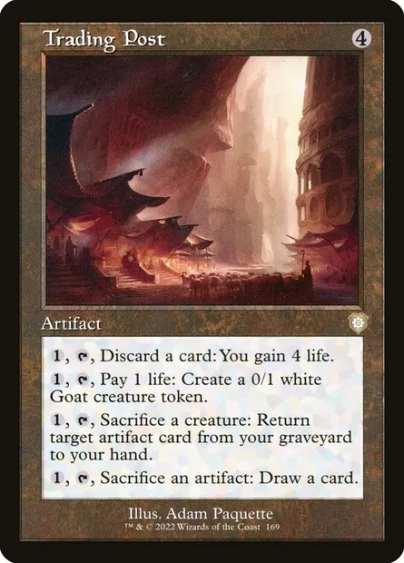 Trading Post, Magic card BRC 169 — The Brothers' War Commander set