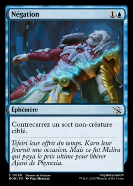 Négation, carte Magic MOM 68 — extension L'invasion des machines