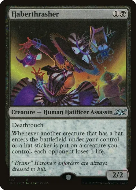 Haberthrasher, carte Magic UNF 362 — extension Unfinity