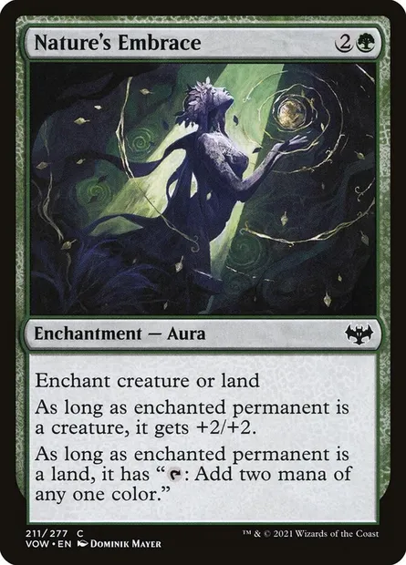 Nature's Embrace, Magic card VOW 211 — Innistrad: Crimson Vow set