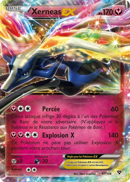 Xerneas EX, carte Pokémon XY 97 — extension XY