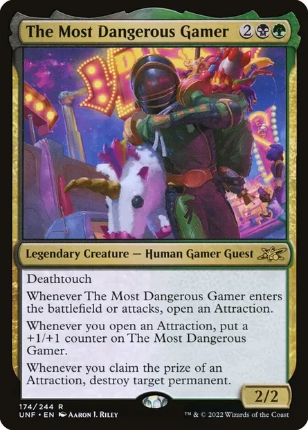 The Most Dangerous Gamer, Magic card UNF 174 — Unfinity set
