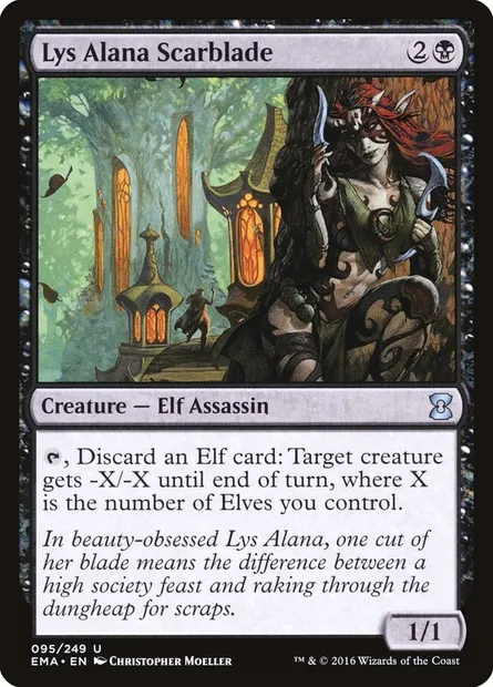 Lys Alana Scarblade, Magic card EMA 95 — Eternal Masters set