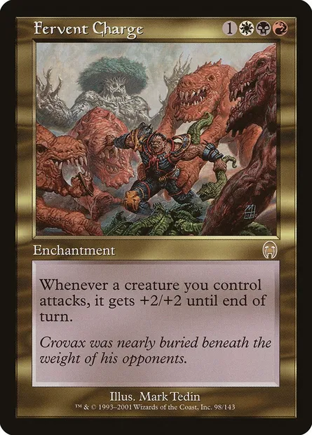 Fervent Charge, Magic card APC 98 — Apocalypse set
