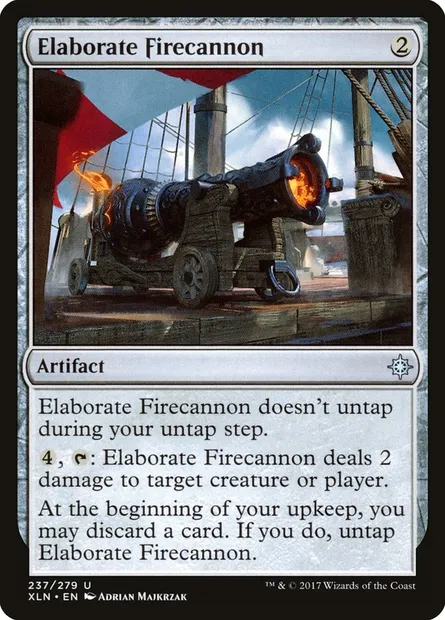 Elaborate Firecannon, Magic card XLN 237 — Ixalan set