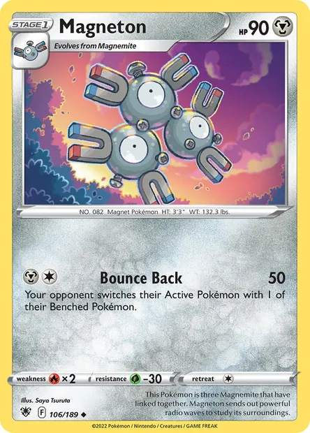 Magneton, Pokémon card ASR 106 — Astral Radiance set