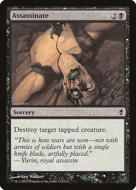 Assassinate, Magic card CNS 113 — Conspiracy set