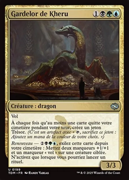 Gardelor de Kheru, carte Magic TDM 199 — extension Tarkir: Dragonstorm