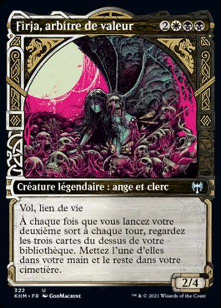 Firja, arbitre de valeur, carte Magic KHM 322 — extension Kaldheim