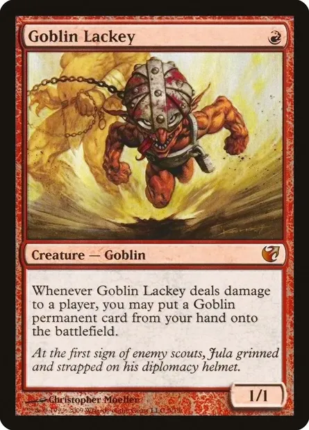 Larbin gobelin, carte Magic V09 5 — extension From the Vault: Exiled